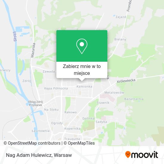 Mapa Nag Adam Hulewicz