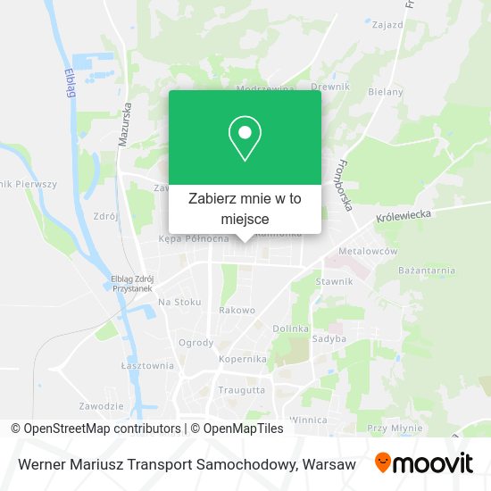 Mapa Werner Mariusz Transport Samochodowy