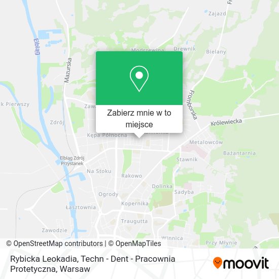 Mapa Rybicka Leokadia, Techn - Dent - Pracownia Protetyczna