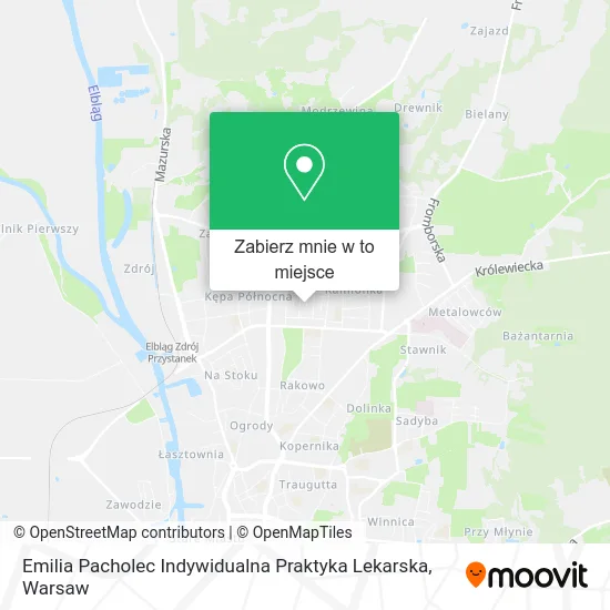 Mapa Emilia Pacholec Indywidualna Praktyka Lekarska