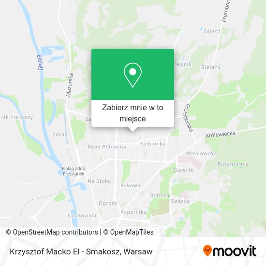 Mapa Krzysztof Macko El - Smakosz