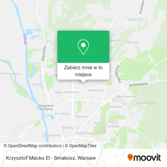 Mapa Krzysztof Macko El - Smakosz