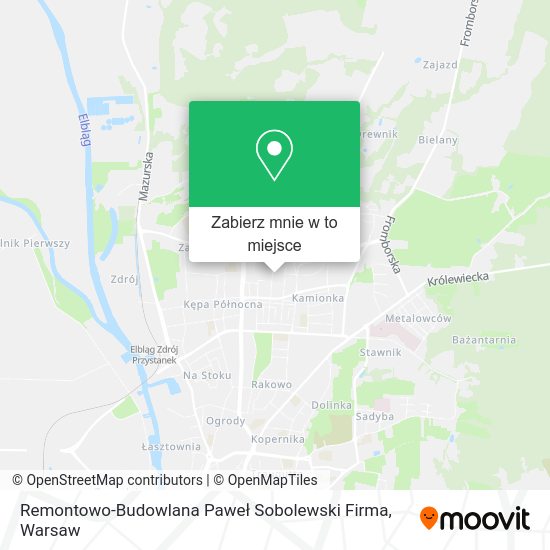 Mapa Remontowo-Budowlana Paweł Sobolewski Firma