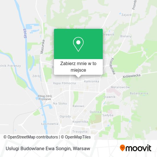 Mapa Usługi Budowlane Ewa Songin