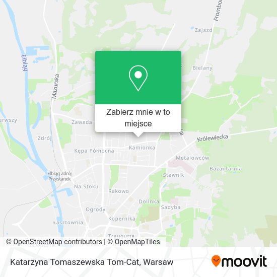 Mapa Katarzyna Tomaszewska Tom-Cat