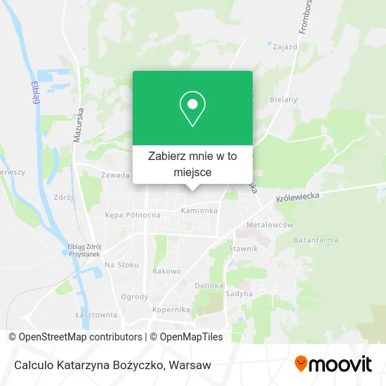 Mapa Calculo Katarzyna Bożyczko