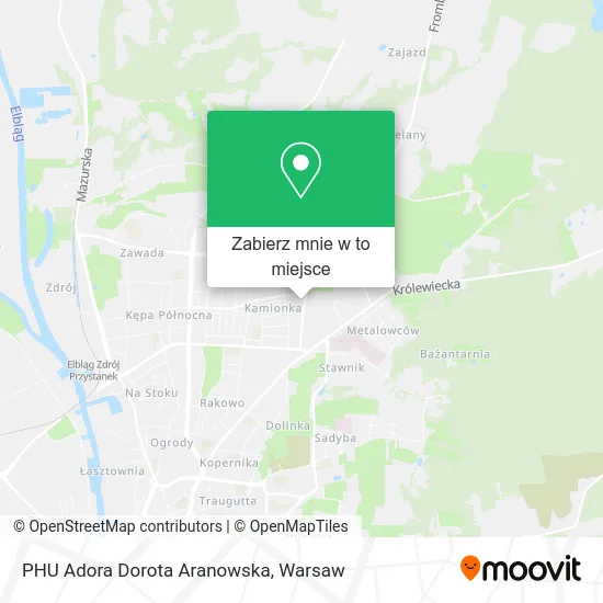 Mapa PHU Adora Dorota Aranowska