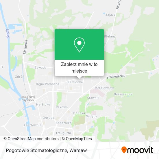 Mapa Pogotowie Stomatologiczne