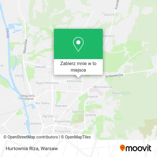 Mapa Hurtownia Riza
