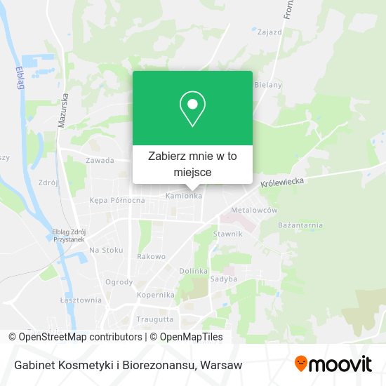 Mapa Gabinet Kosmetyki i Biorezonansu