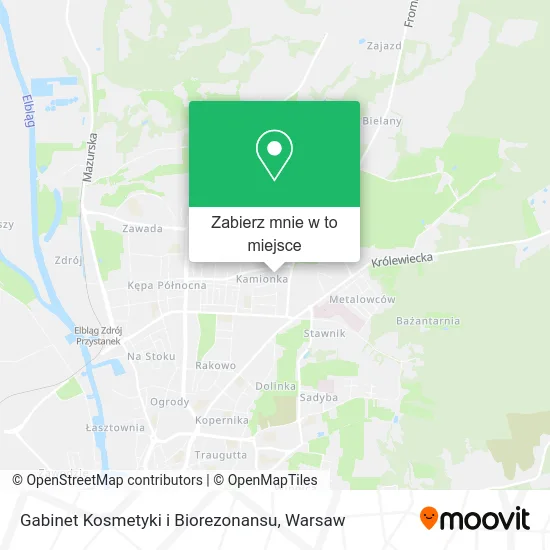 Mapa Gabinet Kosmetyki i Biorezonansu