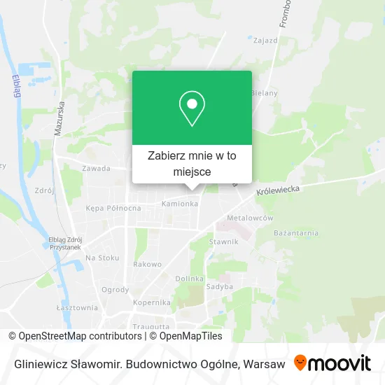 Mapa Gliniewicz Sławomir. Budownictwo Ogólne