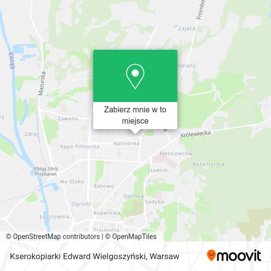 Mapa Kserokopiarki Edward Wielgoszyński