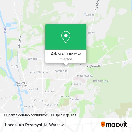 Mapa Handel Art.Przemysl.Je