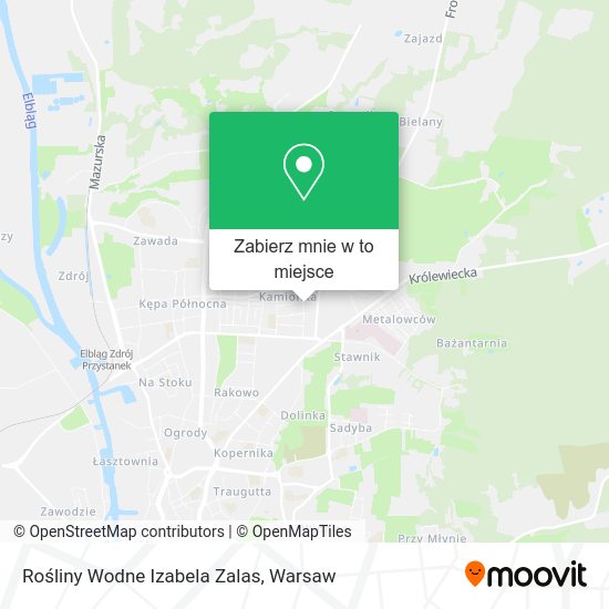 Mapa Rośliny Wodne Izabela Zalas