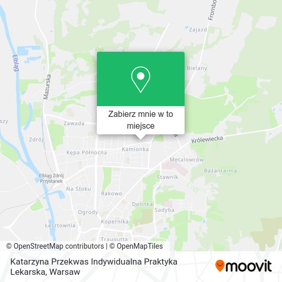 Mapa Katarzyna Przekwas Indywidualna Praktyka Lekarska