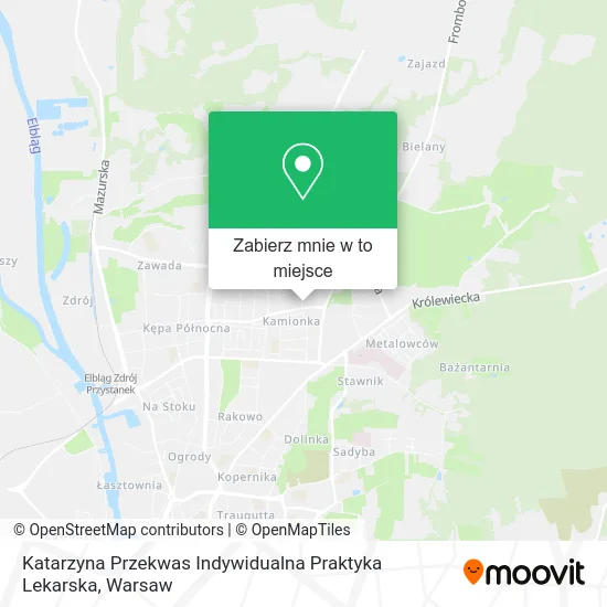 Mapa Katarzyna Przekwas Indywidualna Praktyka Lekarska