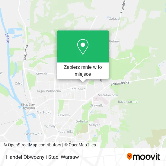 Mapa Handel Obwozny i Stac