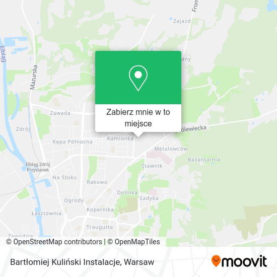 Mapa Bartłomiej Kuliński Instalacje