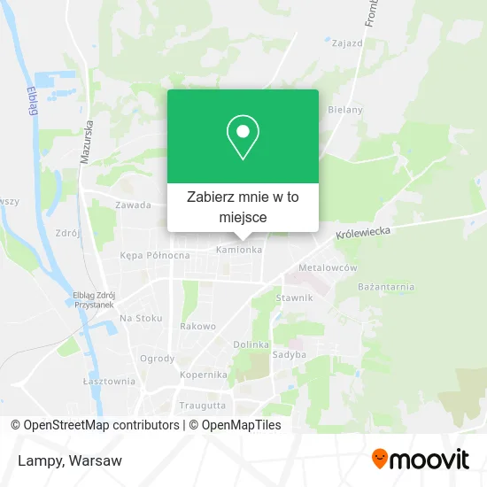 Mapa Lampy