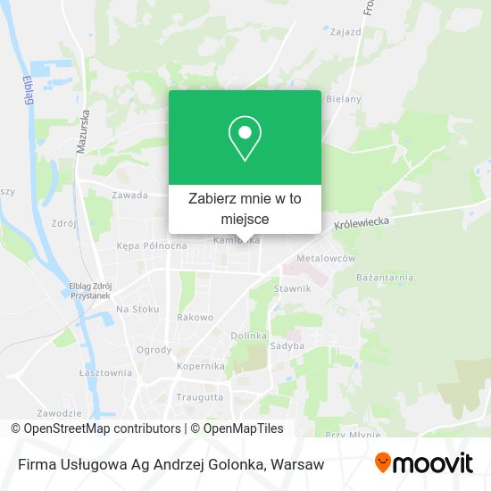 Mapa Firma Usługowa Ag Andrzej Golonka