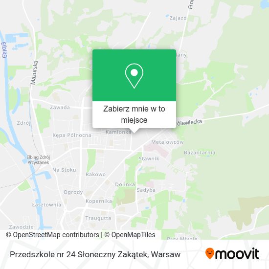 Mapa Przedszkole nr 24 Słoneczny Zakątek