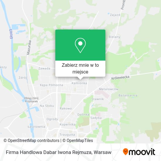 Mapa Firma Handlowa Dabar Iwona Rejmuza