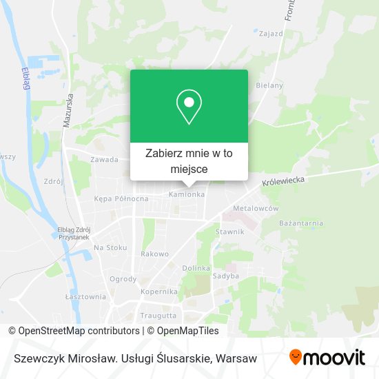 Mapa Szewczyk Mirosław. Usługi Ślusarskie