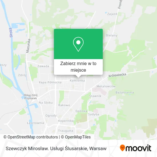 Mapa Szewczyk Mirosław. Usługi Ślusarskie