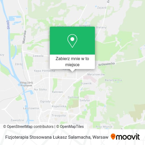 Mapa Fizjoterapia Stosowana Łukasz Sałamacha