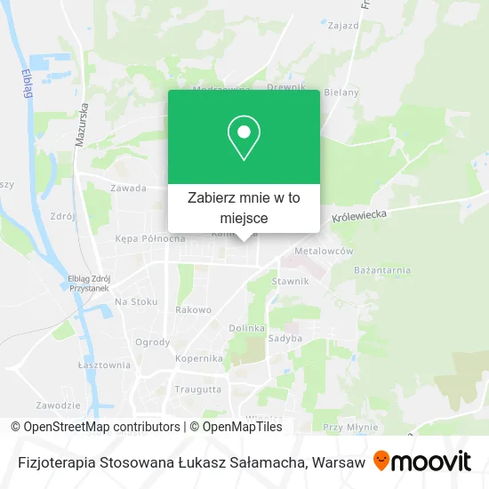 Mapa Fizjoterapia Stosowana Łukasz Sałamacha