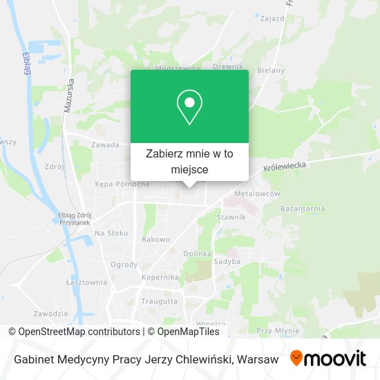 Mapa Gabinet Medycyny Pracy Jerzy Chlewiński