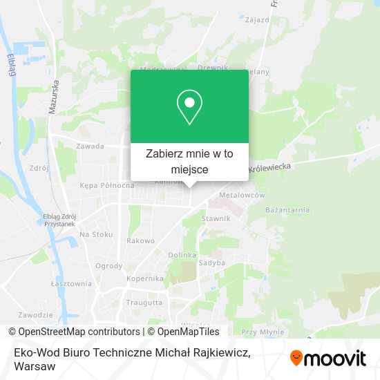 Mapa Eko-Wod Biuro Techniczne Michał Rajkiewicz