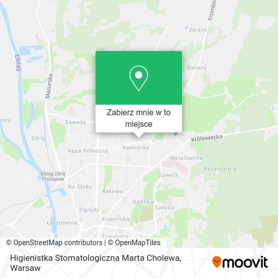 Mapa Higienistka Stomatologiczna Marta Cholewa