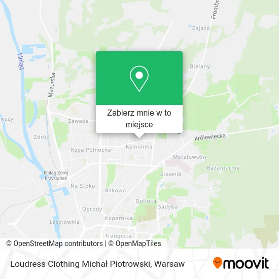 Mapa Loudress Clothing Michał Piotrowski