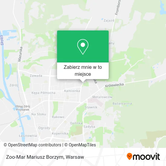 Mapa Zoo-Mar Mariusz Borzym