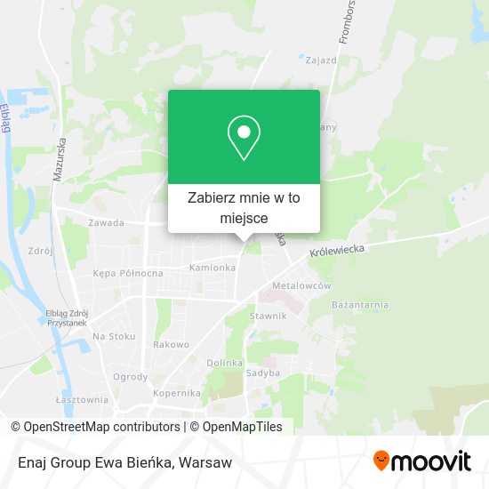 Mapa Enaj Group Ewa Bieńka