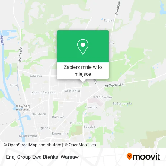Mapa Enaj Group Ewa Bieńka