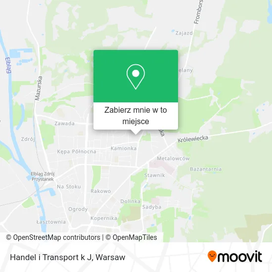 Mapa Handel i Transport k J