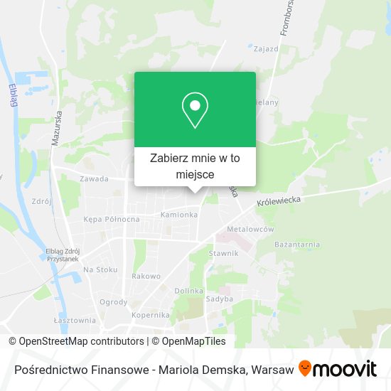 Mapa Pośrednictwo Finansowe - Mariola Demska