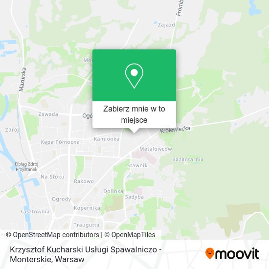 Mapa Krzysztof Kucharski Usługi Spawalniczo - Monterskie