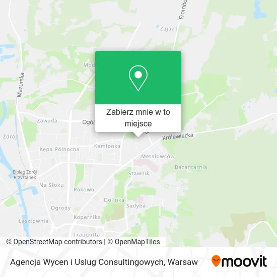 Mapa Agencja Wycen i Uslug Consultingowych