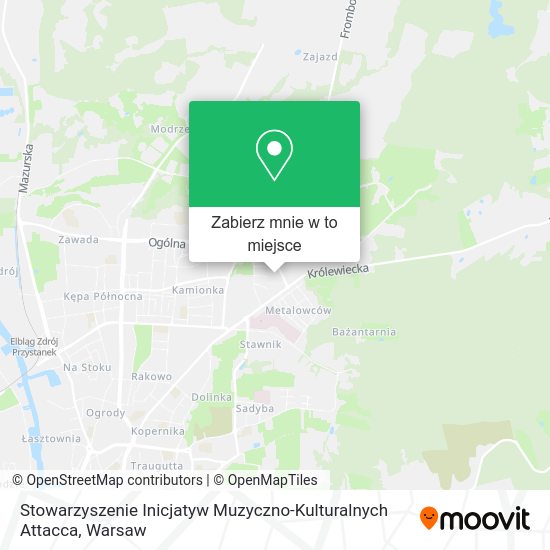 Mapa Stowarzyszenie Inicjatyw Muzyczno-Kulturalnych Attacca