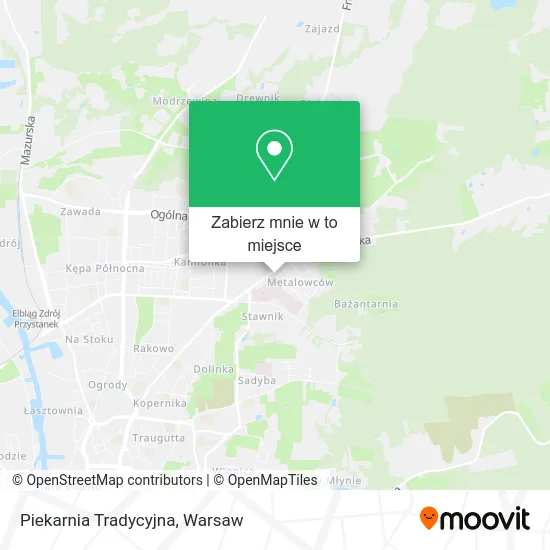 Mapa Piekarnia Tradycyjna