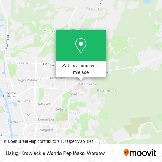 Mapa Usługi Krawieckie Wanda Peplińska