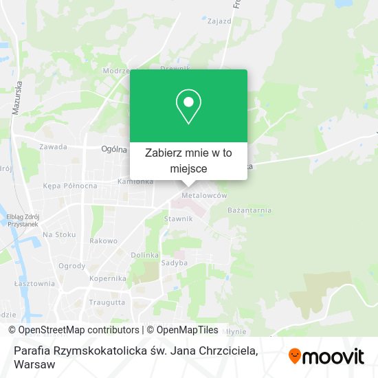 Mapa Parafia Rzymskokatolicka św. Jana Chrzciciela