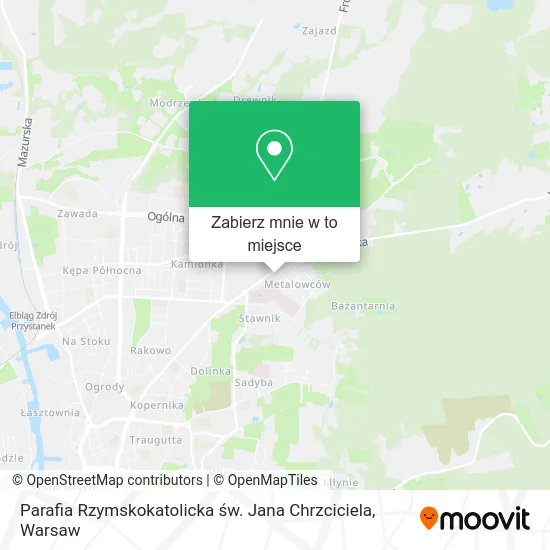 Mapa Parafia Rzymskokatolicka św. Jana Chrzciciela