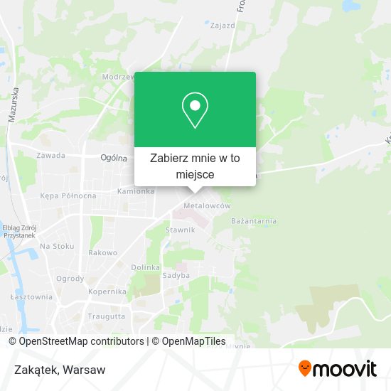 Mapa Zakątek