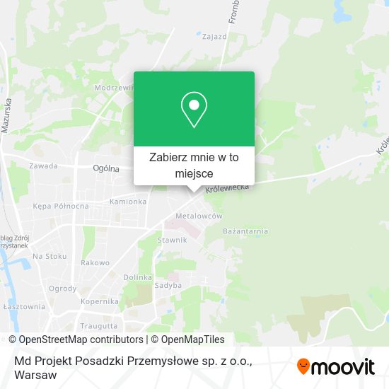 Mapa Md Projekt Posadzki Przemysłowe sp. z o.o.