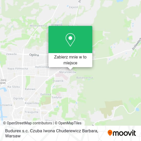 Mapa Budurex s.c. Czuba Iwona Chuderewicz Barbara